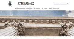 Desktop Screenshot of masonic.on.ca